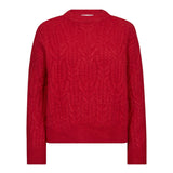 BenalCC Cable O - Knit - Red - Co'couture