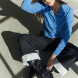 BenalCC Collar Cardigan - Blue - Co'couture