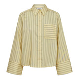 BlaineCC Bell Sleeve Shirt - PaleYellow - Co'couture