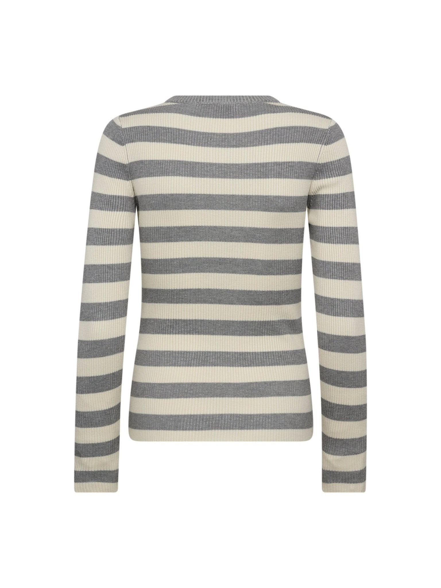 BonnyCC Stripe O - Knit - Light Grey - Co'couture