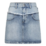 BowieCC Block Skirt - Fade Denim - Co'couture