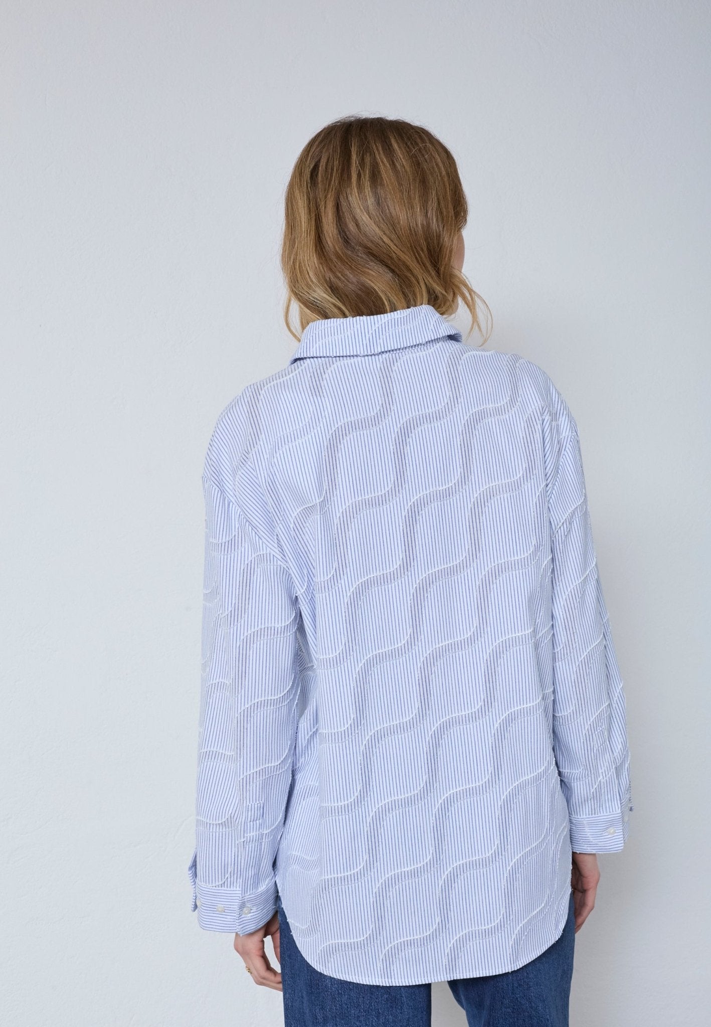 BradyCC Wave Shirt - Pale Blue - Co'couture