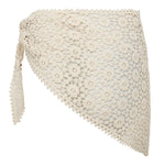 CalinCC Crochet Scarf Skirt - Off white - Co'couture