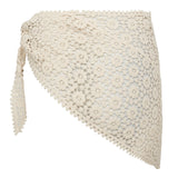 CalinCC Crochet Scarf Skirt - Off white - Co'couture