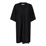 CarynCC Pleat Tunic Dress - Black - Co'couture