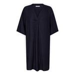 CarynCC Pleat Tunic Dress - Navy - Co'couture