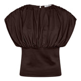 CattiaCC Top - Dark Brown - Co'couture