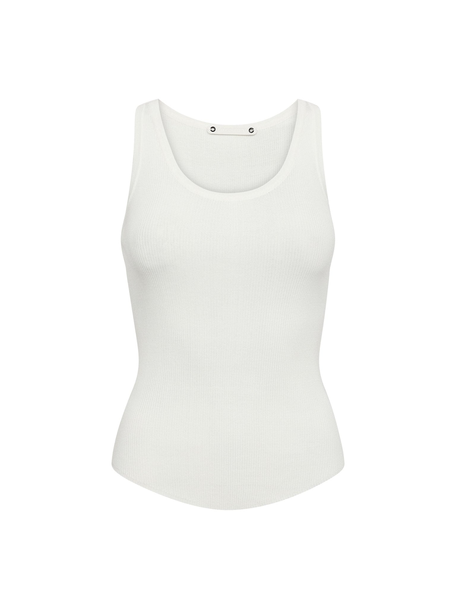 ClaireCC Rib Tank Top - Off white - Co'couture