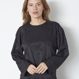 CloverCC Dot Blouse - Black - Co'couture