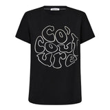 Co'coutureCC Foil Tee - Black - Co'couture