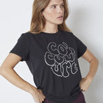 Co'coutureCC Foil Tee - Black - Co'couture
