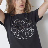 Co'coutureCC Foil Tee - Black - Co'couture