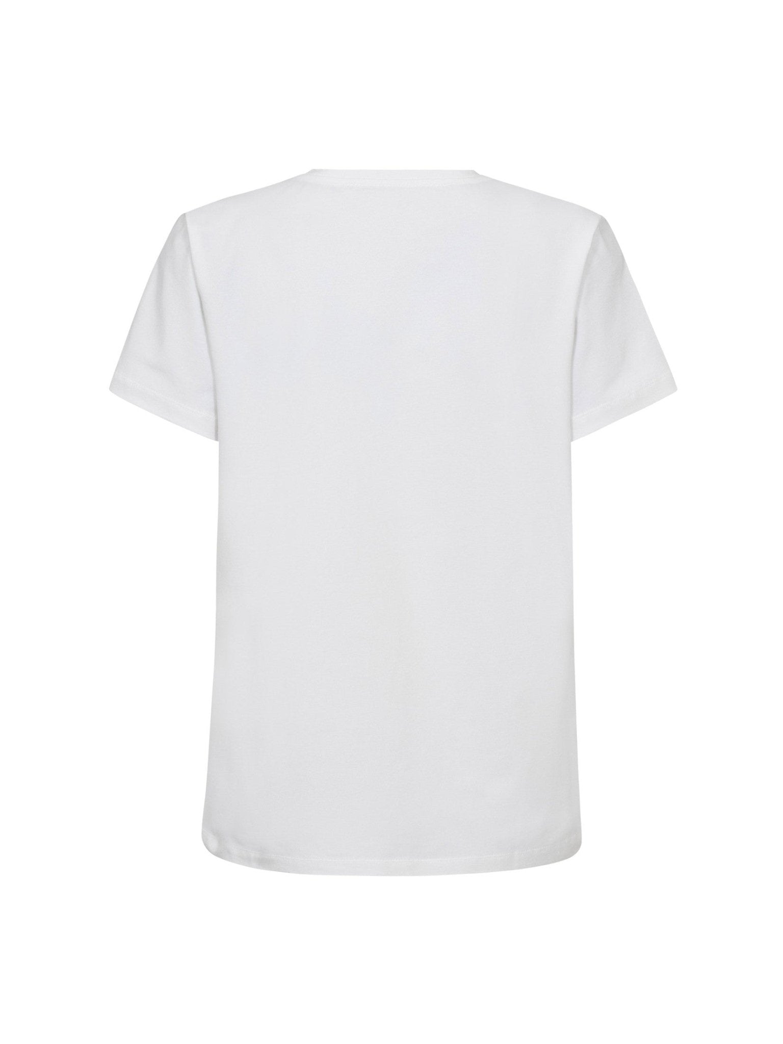 Co'coutureCC Foil Tee - White - Gold - Co'couture