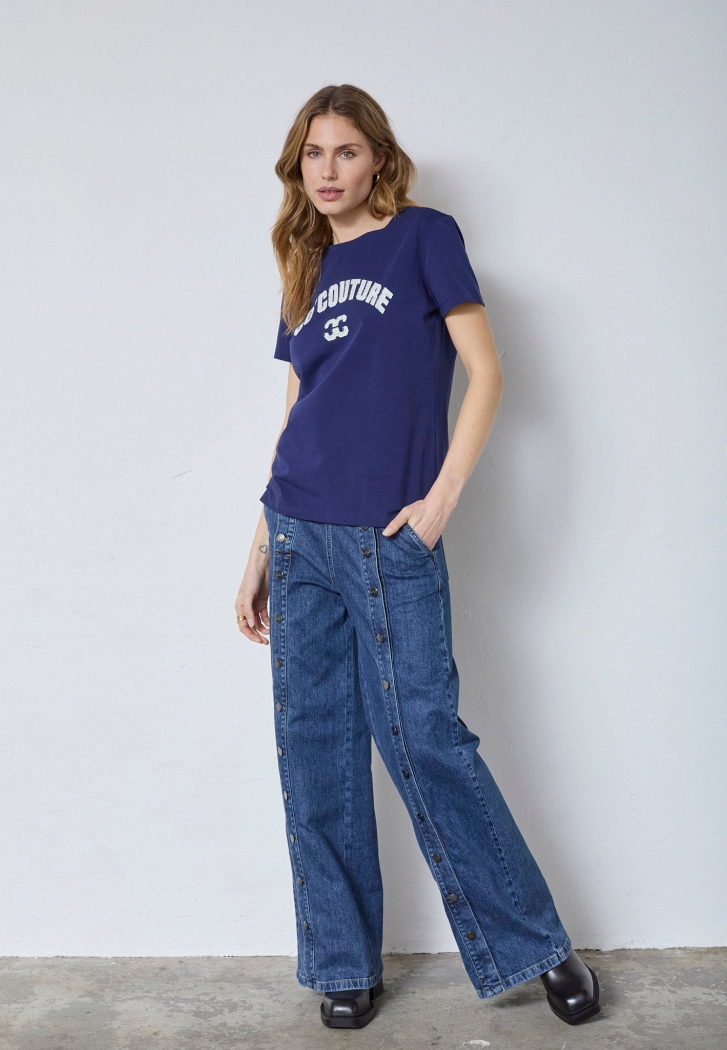 CocoutureCC Logo Tee - Navy - Co'couture