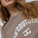 CocoutureCC Logo Tee - Walnut - Co'couture