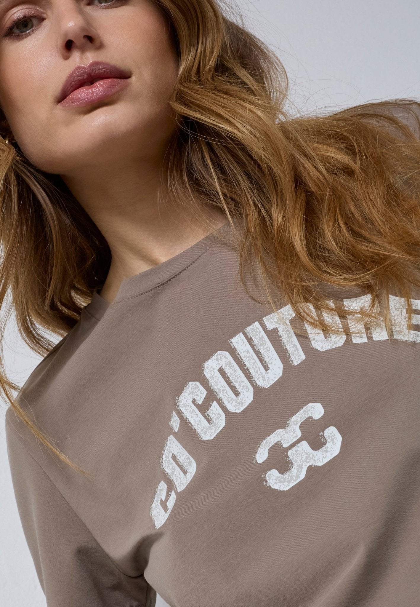 CocoutureCC Logo Tee - Walnut - Co'couture