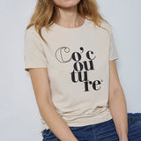 CocoutureCC Tee - Creme - Co'couture