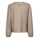 ConnyCC Drape Blouse - Mink - Co'couture