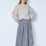 ConnyCC Drape Blouse - Mink - Co'couture
