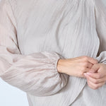 ConnyCC Drape Blouse - Mink - Co'couture