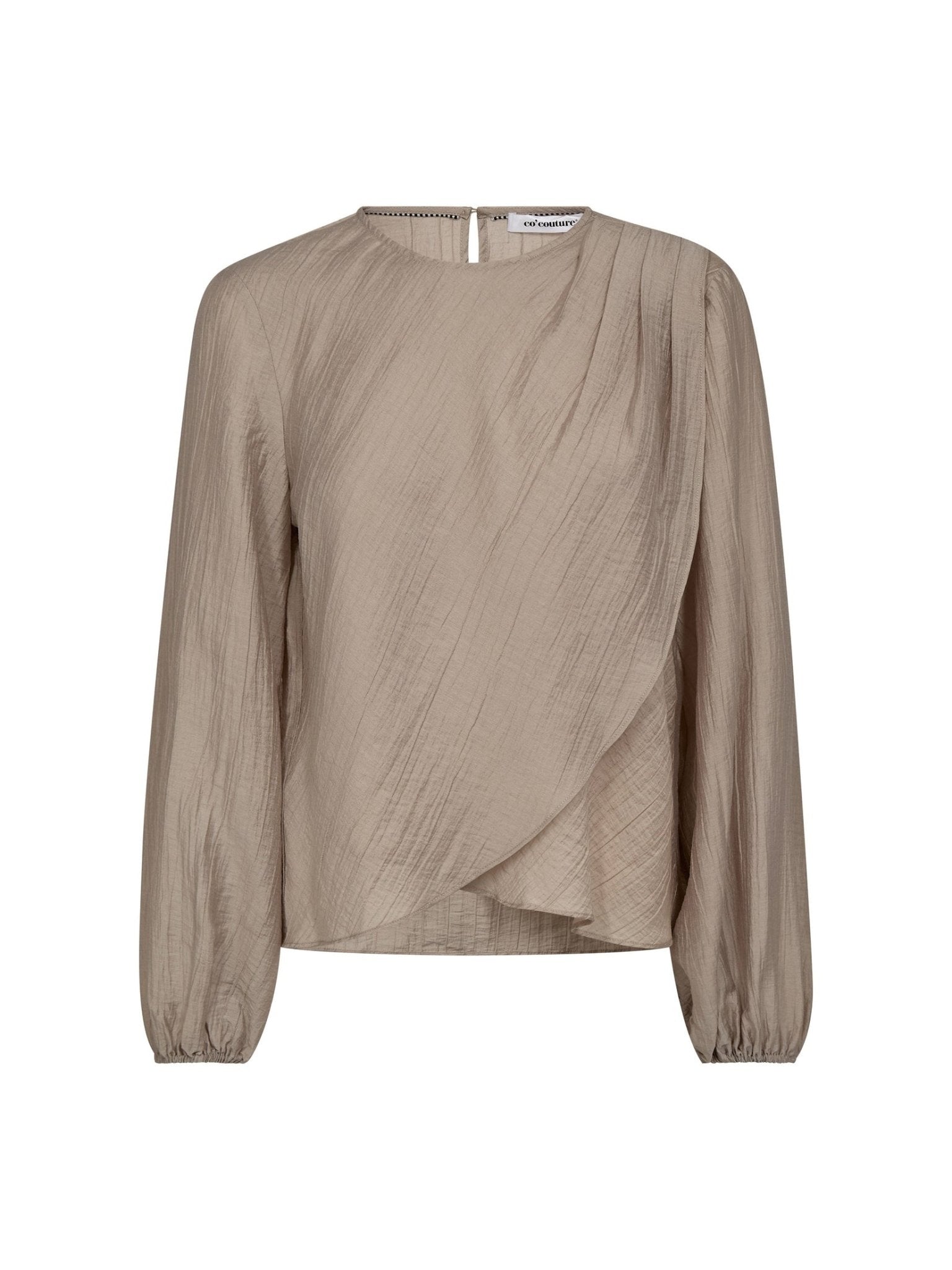 ConnyCC Drape Blouse - Mink - Co'couture