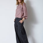 ConnyCC Drape Blouse - Old Rose - Co'couture