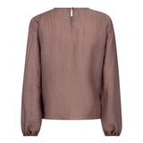 ConnyCC Drape Blouse - Old Rose - Co'couture