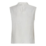 ConnyCC Drape Top - White - Co'couture