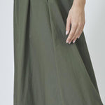 CottonCC Crisp Midi Skirt - Army - Co'couture