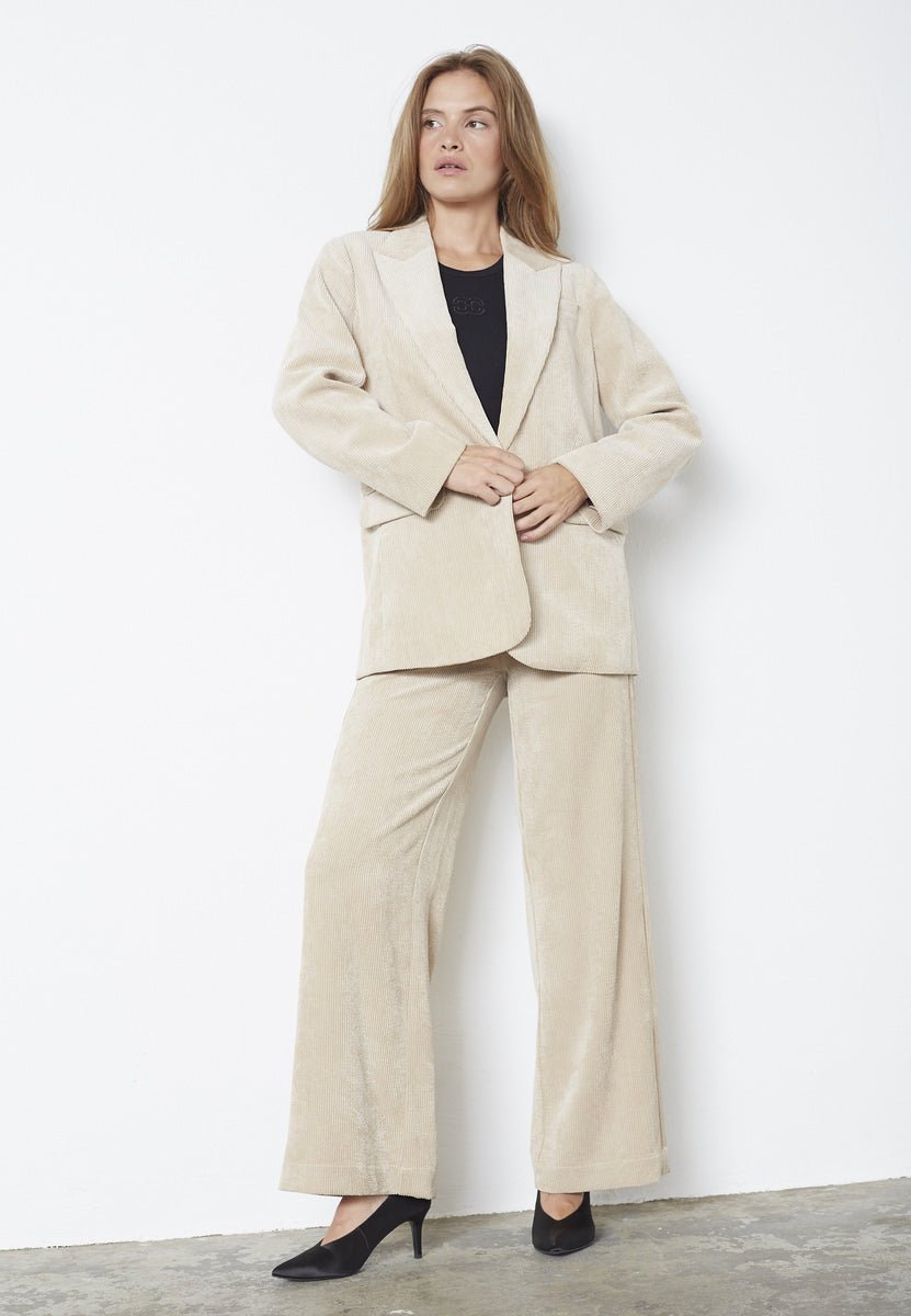 DaisyCC Cord Blazer - Sand - Co'couture