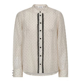DallyCC Dot Shirt - Off white - Co'couture