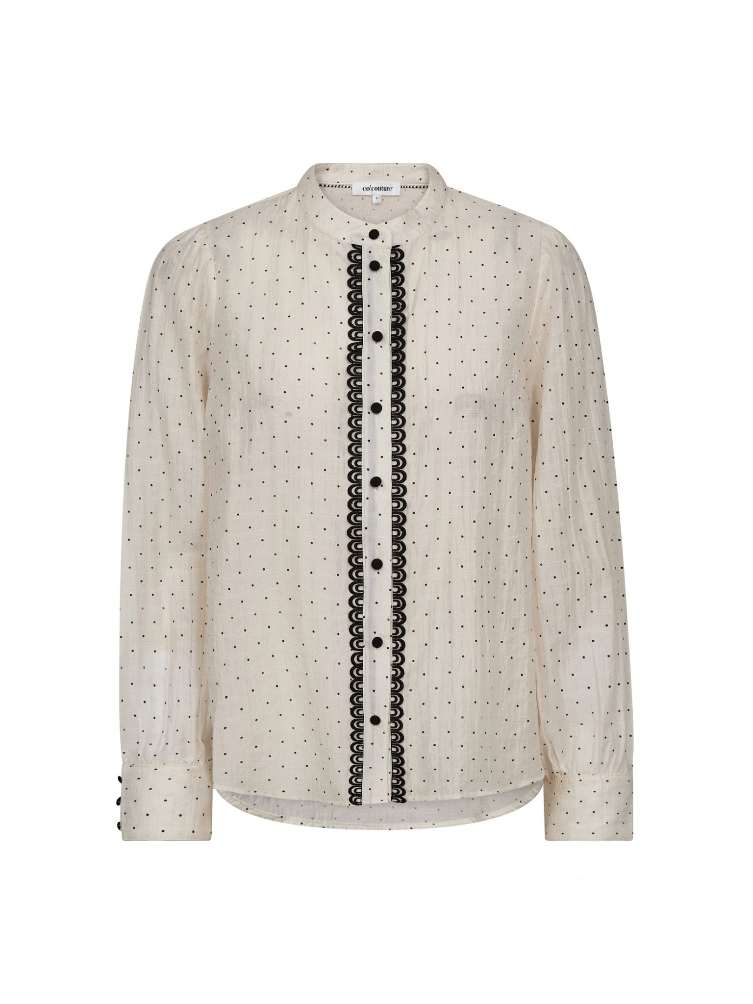 DallyCC Dot Shirt - Off white - Co'couture