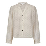 DallyCC Dot V - Shirt - Off white - Co'couture
