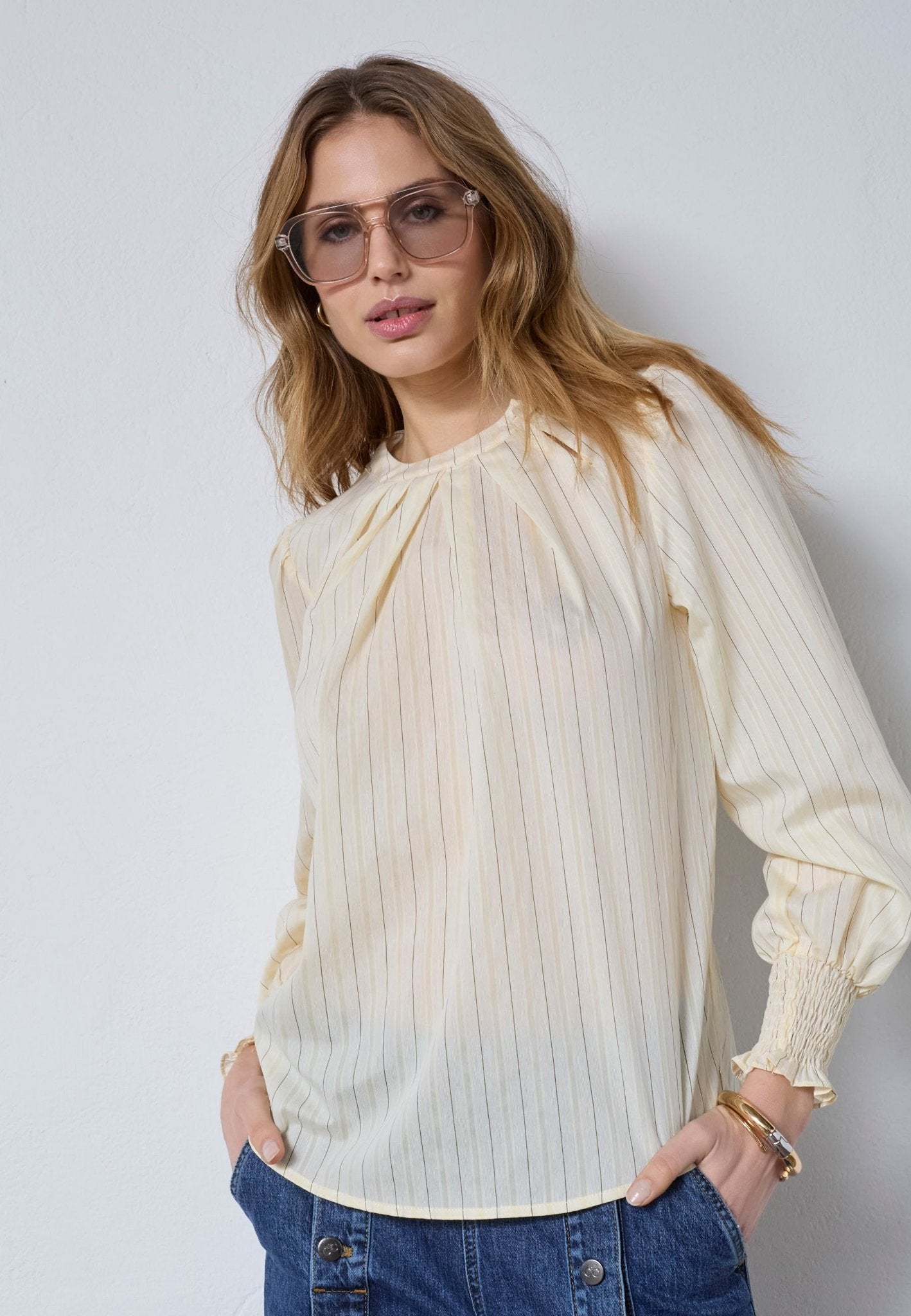 DaraCC Blouse - PaleYellow - Co'couture