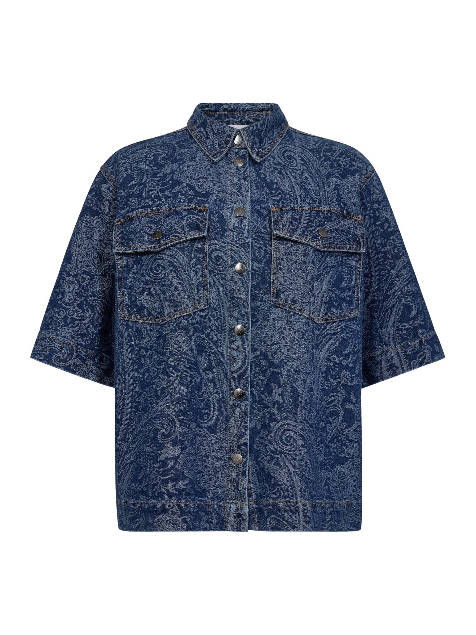 DeanCC Denim SS Shirt - Denim blue - Co'couture