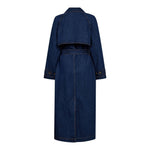 DelinaCC Denim Trench Coat - Navy Denim - Co'couture