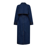 DelinaCC Denim Trench Coat - Navy Denim - Co'couture
