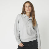 DengiCC Polo Sweat - Pale Grey - Co'couture