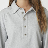 DengiCC Polo Sweat - Pale Grey - Co'couture