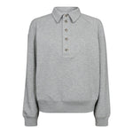 DengiCC Polo Sweat - Pale Grey - Co'couture