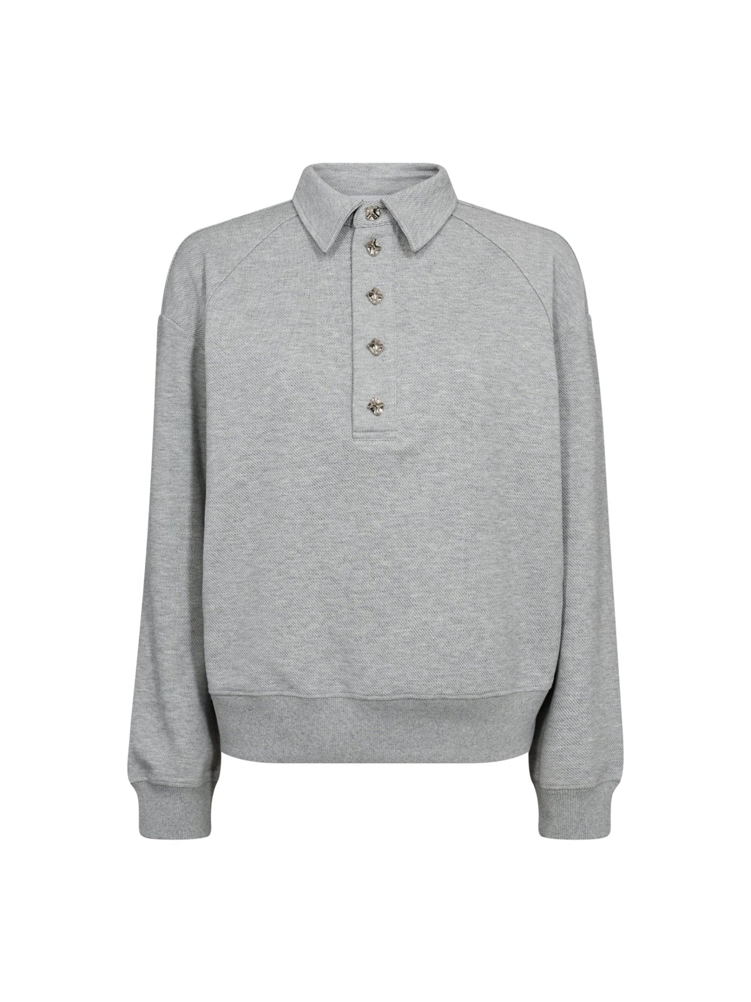DengiCC Polo Sweat - Pale Grey - Co'couture