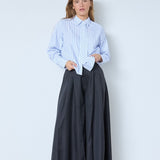 DevinCC Stripe Tie Shirt - Blue - Co'couture
