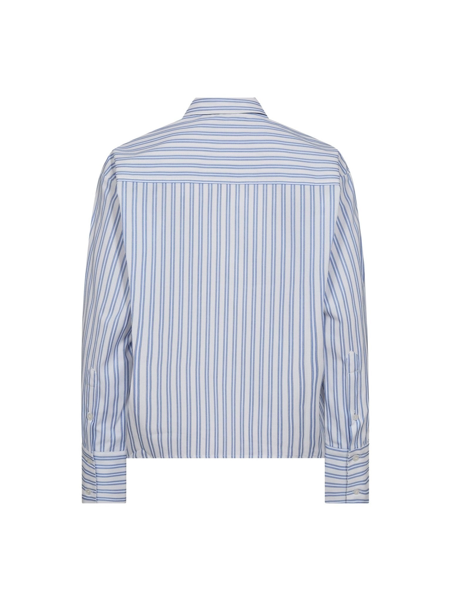 DevinCC Stripe Tie Shirt - Blue - Co'couture
