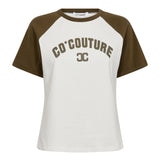 EdgeCC Block Tee - OffWhite Military Olive - Co'couture