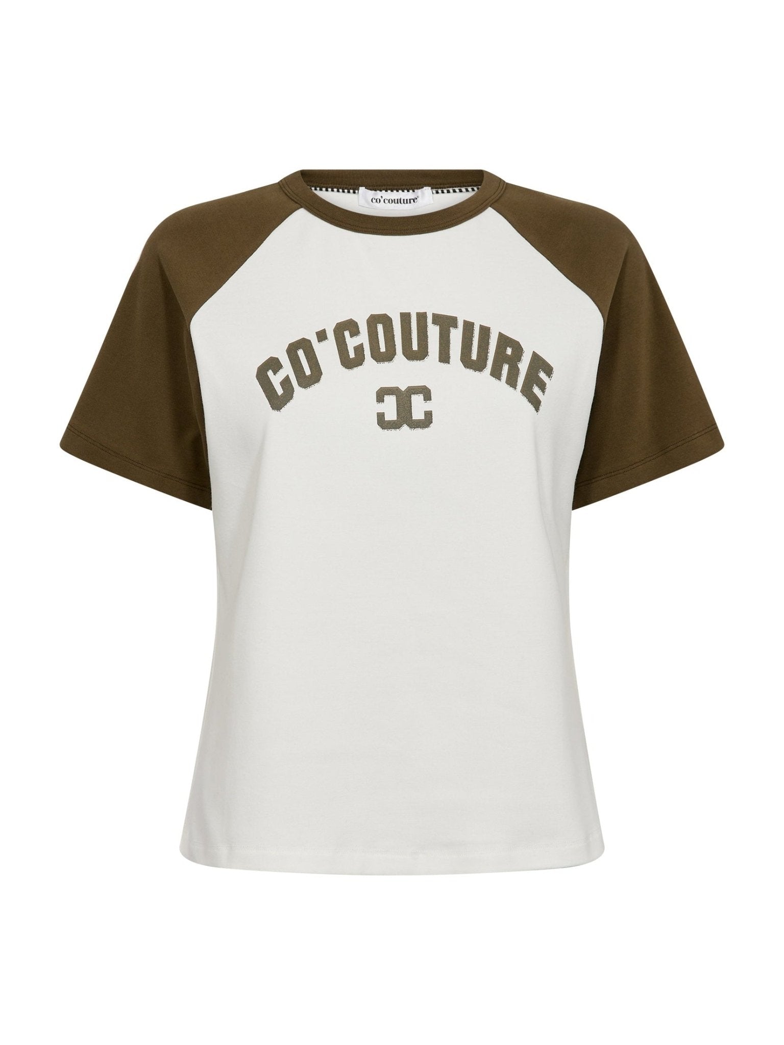 EdgeCC Block Tee - OffWhite Military Olive - Co'couture