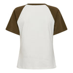 EdgeCC Block Tee - OffWhite Military Olive - Co'couture