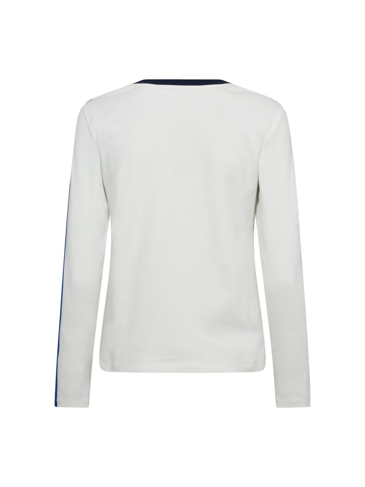 EdgeCC Sport LS Tee - Off - White Blue - Co'couture