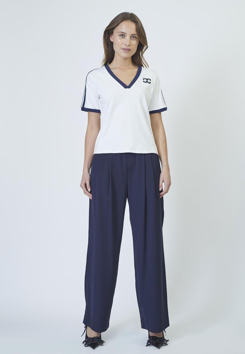 EdgeCC Stripe V - Tee - Navy - Co'couture