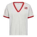 EdgeCC Stripe V - Tee - Offwhite Flame - Co'couture