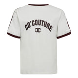 EdgeCC Stripe V - Tee - OffWhite WineRed - Co'couture